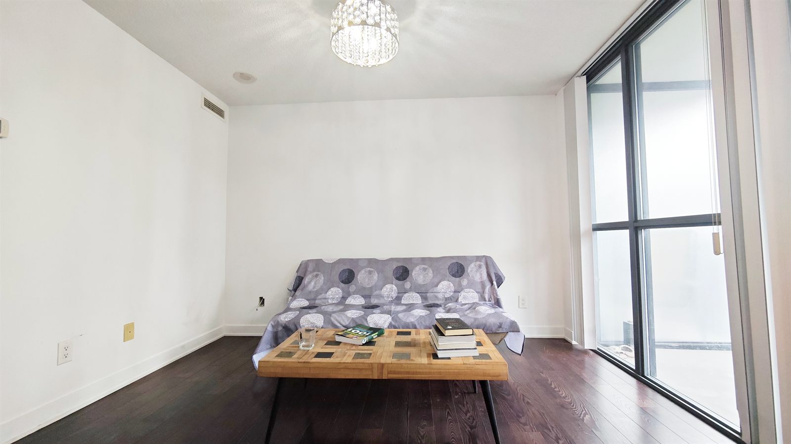 Living area at 110 Charles Street Unit 1510